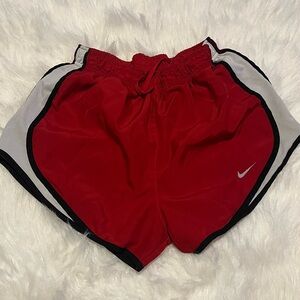 Nike Red and Black Sports Shorts